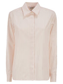 Maxmara Mxmaccenni Camisa De Popelina A Rayas