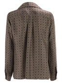 Maxmara Mxmdisco Camisa De Seda Estampada Semi Entallada