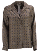 Maxmara Mxmdisco Camisa De Seda Estampada Semi Entallada