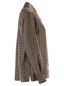 Maxmara Mxmdisco Camisa De Seda Estampada Semi Entallada