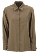 Maxmara Mxmsiamese sidencanvasskjorta