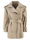 Maxmara Mxscacio Short Cotton Trench Coat