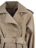 Maxmara Mxscacio Short Cotton Trench Coat