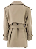 Maxmara Mxscacio Short Cotton Trench Coat