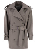 Maxmara Mxscacio Short Cotton Trench Coat
