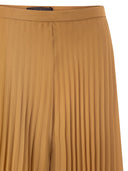 Maxmara Mxegrembo Pleated Wide Leg Georgette Trousers