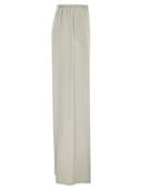 Maxmara Mxpmaga Silk Crêpe De Chine Trousers