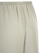 Maxmara Mxpmaga Silk Crêpe De Chine Trousers