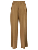Maxmara Mxpdestino Linen And Viscose Wide Leg Trousers