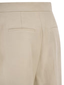 Maxmara Mxmkaki Linen Bermuda Shorts