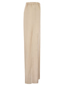 Maxmara Mxmoro Linen And Silk Wide Leg Trousers