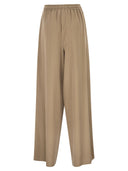 Maxmara Mxmgenero 워시드 실크 소재의 와이드 레그 팬츠