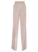 Maxmara Pantalone Mxmgirone Beige Rosa