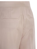 Maxmara Pantalone Mxmgirone Beige Rosa