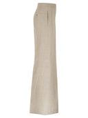 Maxmara Mxsginnico Tailored Pure Linen Trousers