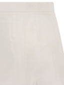Maxmara Mxmtabacco Stretch Cotton Satin Shorts