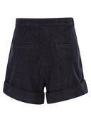 Maxmara Mxmcalca short en coton effet denim