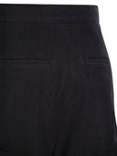 Maxmara Mxmcalca short en coton effet denim