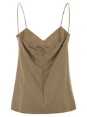 Maxmara Mxmunghia 실크 캔버스 탑