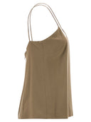 Maxmara Mxmunghia 실크 캔버스 탑