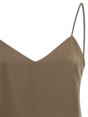 Maxmara Mxmunghia 실크 캔버스 탑