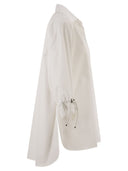 Maxmara Mxmadorni Cotton Poplin Blouse