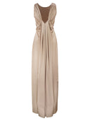 Maxmara Mxeazoto Long Silk Dress
