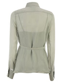 Maxmara Mxmgolfo 真丝雪纺衬衫搭配配套上衣