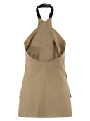 Maxmara Mxsnuraghe Sleeveless Jacket In Wool And Silk Poplin