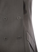 Maxmara Mxscali Sleeveless Jacket In Wool Gabardine