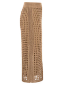 Gonna midi in cotone traforato Maxmara Mxpgeode