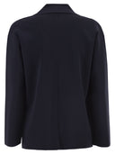Maxmara Mxpcalte Double Breasted Viscose Crêpe Jacket