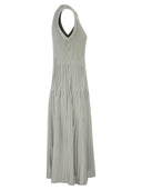 Maxmara Mxpegizio Viscose Crêpe Yarn Dress