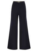 Maxmara Mxpstrillo Viscose Crêpe Knit Trousers