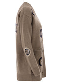 Maxmara Mxmgioire Long Cardigan In Wool And Cashmere