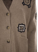 Maxmara Mxmgioire Long Cardigan In Wool And Cashmere