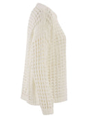 Maxmara Mxpfebe Openwork Cotton Knit Jumper