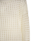 Maxmara Mxpfebe Openwork Cotton Knit Jumper