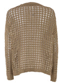 Maxmara Mxpfebe Openwork Cotton Knit Jumper