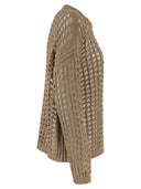 Maxmara Mxpfebe Openwork Cotton Knit Jumper