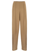 Maxmara Mxpfiacre Straight Tailored Trousers In Stretch Technical Jersey