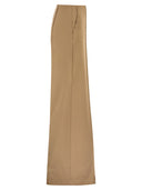 Maxmara Mxpfiacre Straight Tailored Trousers In Stretch Technical Jersey