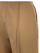 Maxmara Mxpfiacre Straight Tailored Trousers In Stretch Technical Jersey