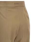 Maxmara Mxmoliato Pure Cotton Wide Leg Trousers