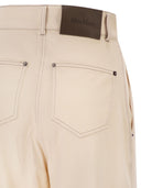 Maxmara Mxpetereo 5 Pocket Trousers In Denim Effect Jersey