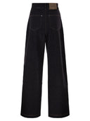 Maxmara Mxpetereo 5 Pocket Trousers In Denim Effect Jersey