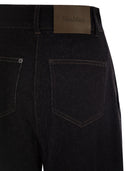 Maxmara Mxpetereo 5 Pocket Trousers In Denim Effect Jersey