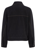 Maxmara Mxpnettare jersey jack met denimeffect