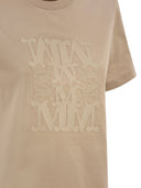 Maxmara Mxmgiovane T Shirt With Monogram Logo