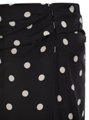 Sportmax Spxgentile Silk Twill Knot Skirt